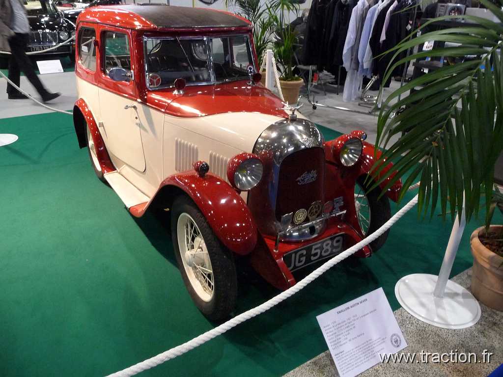 2011_epoquauto (125).jpg - 05/11/2011 - 69000 LYON - EPOQU'AUTO - 33ème Salon International Autos & Motos Anciennes - SWALLOW AUSTIN SEVEN - 1929